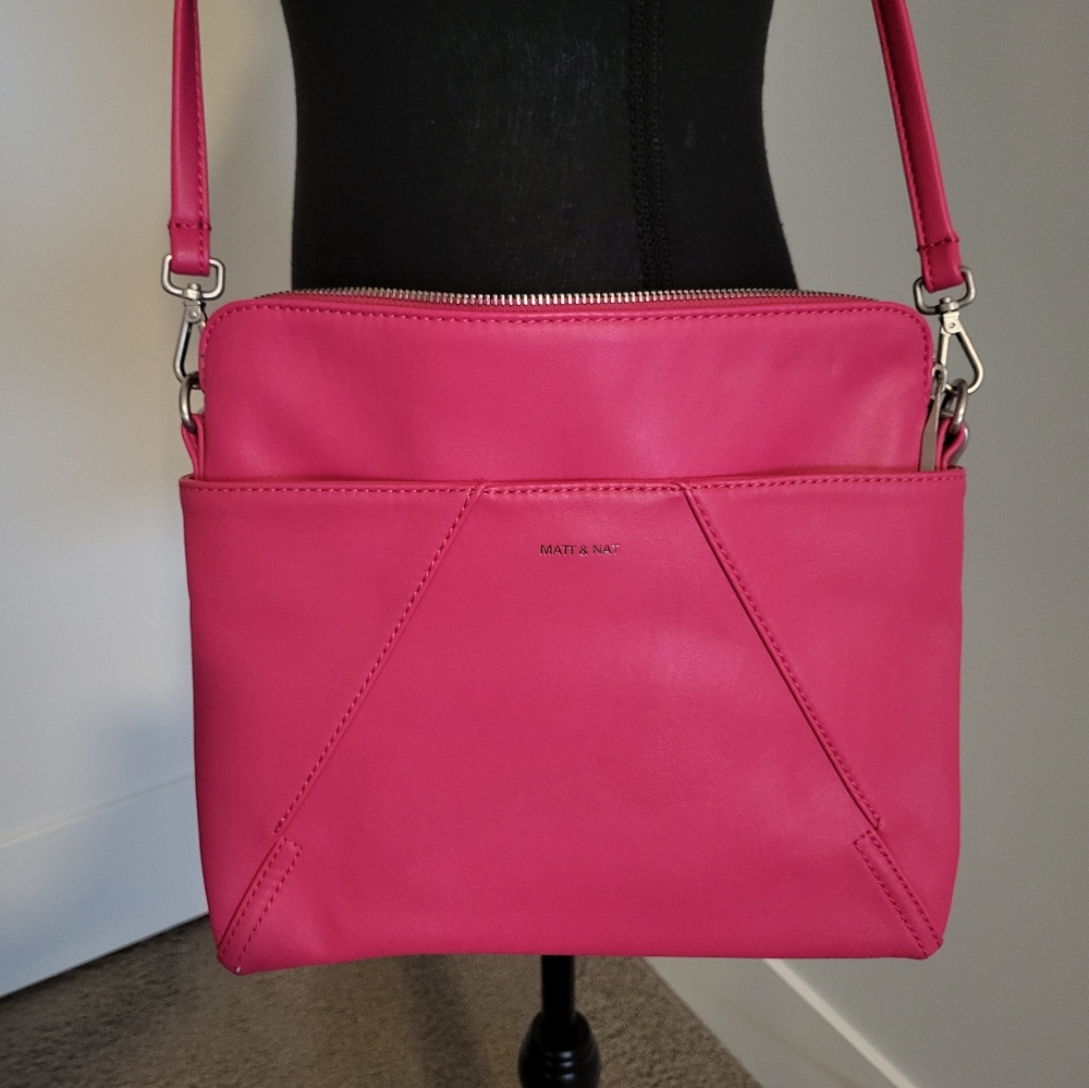 Matt & Nat Crossbody in hot pink